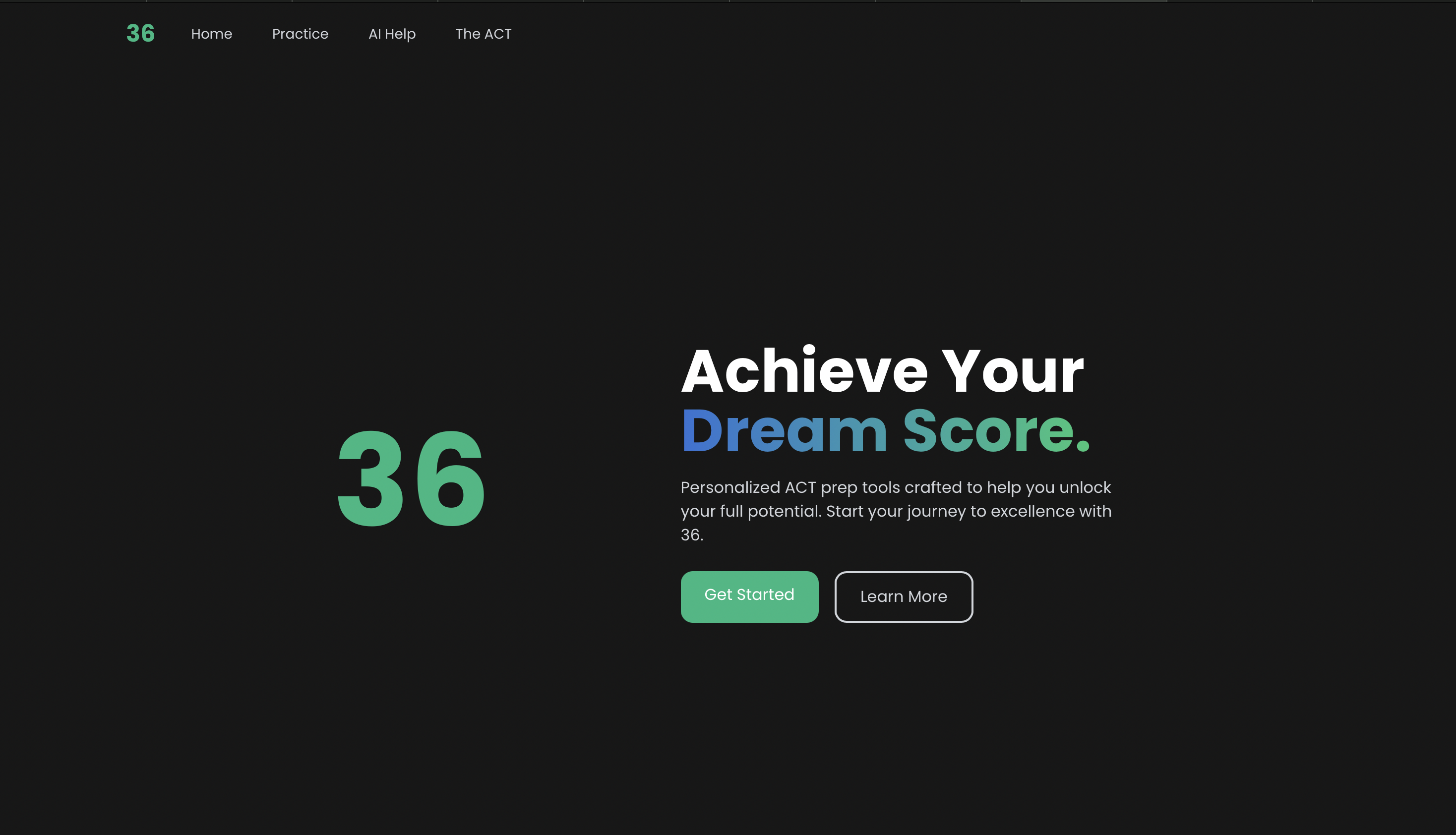 36, The #1 ACT Prep Tool